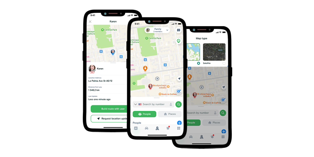 A screen from the Number Tracker app.
